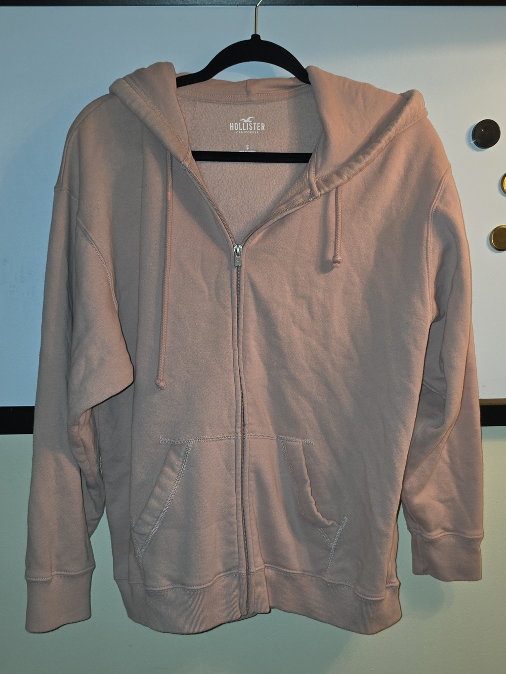 Hollister Blush Pink Full-Zip Hoodie